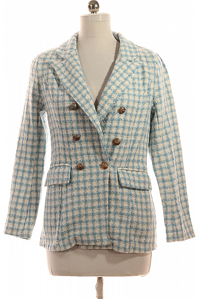 Teplé Dámské Sako Modré Shein Vel. M