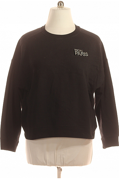 Dámská Mikina Bez Zapínání Černá Vel.  L