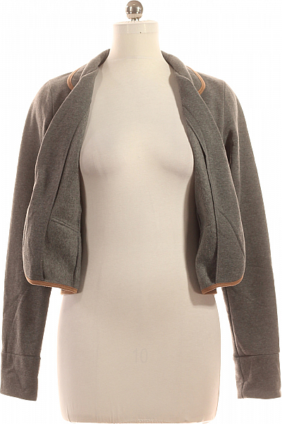 Krátký Dámský Kabát Šedý COLLOSEUM Vel. M