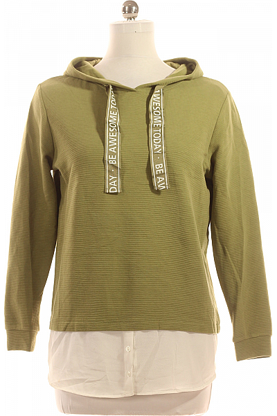 Dámská Mikina Bez Zapínání Zelená Gina Vel. 40/42