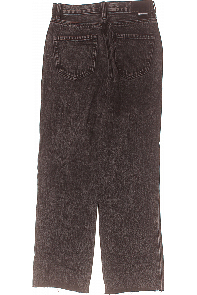 STRADIVARIUS Boyfriend Dámské Džíny Černé Vel. 34