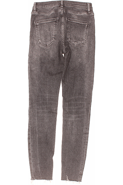 ZARA Dámské Džíny Šedé Vel. 36