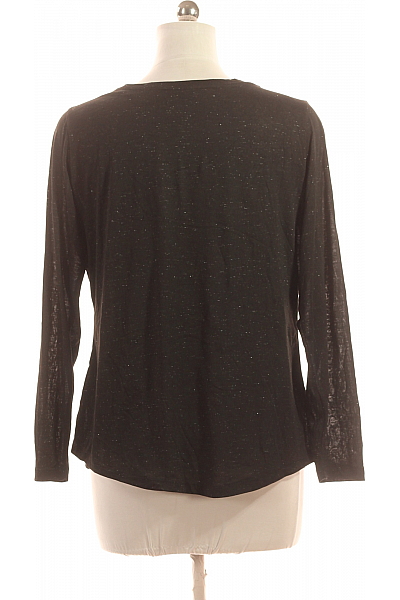 Jednoduché Dámské Tričko Černé Vel. 44