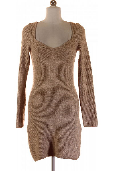 Šaty Hnědé Second Hand Vel. S