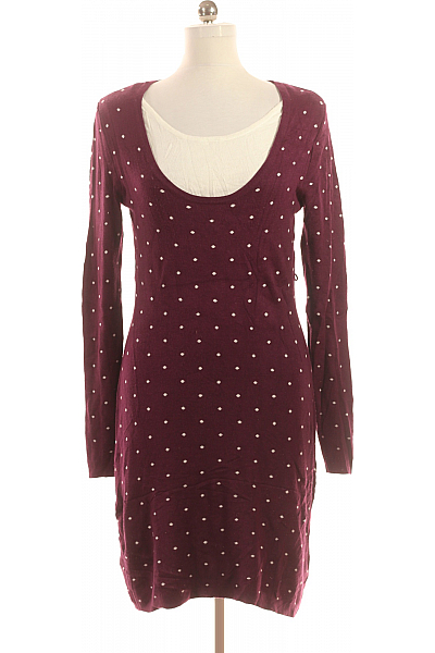  Šaty Pletené Fialové BONPRIX Vel. 40/42