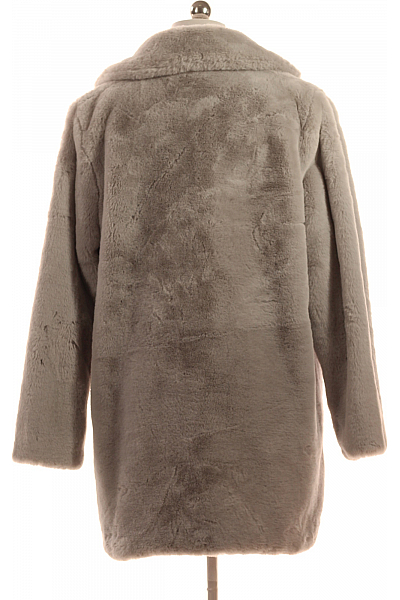 Dámský Kožich Šedý Vel. M/L