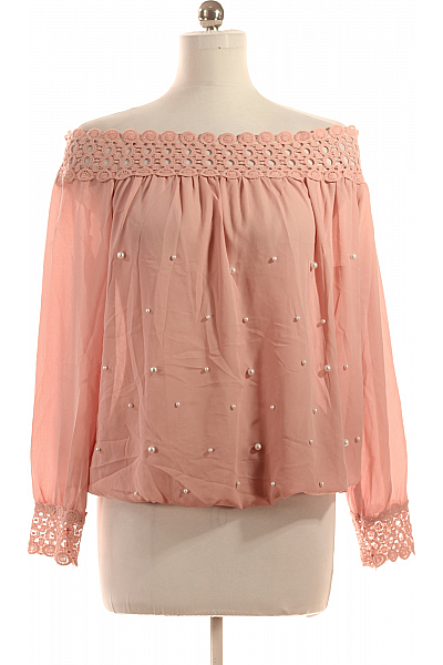 Shein  Halenka Jednobarevná Růžová Vel. XXL