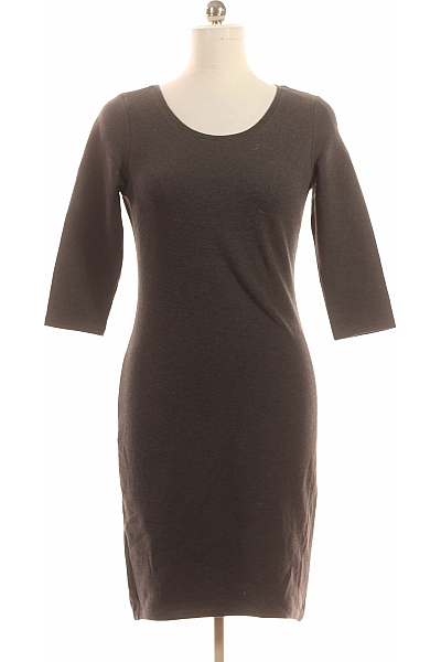  Šaty Pletené Šedé Vel. M