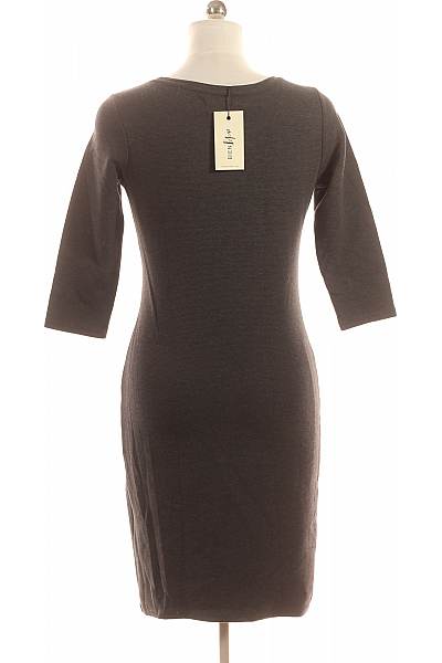  Šaty Pletené Šedé Vel. M