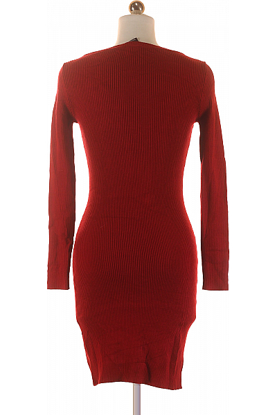 URBAN CLASSICS  Šaty Pletené Vínová Vel. M