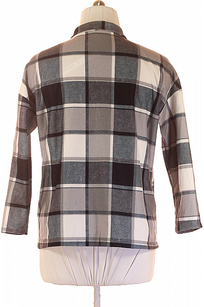 Vzorovaná Pánská Košile Šedá Second hand Vel. L