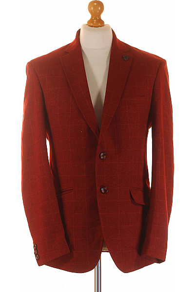 Pánské Sako Hnědé Second Hand Vel. 40