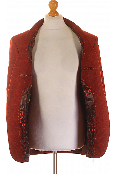 Pánské Sako Hnědé Second hand Vel. 40