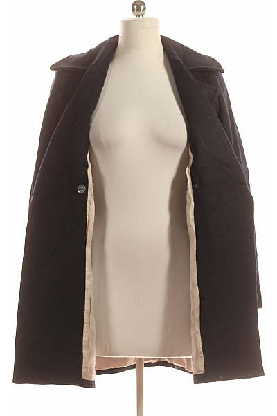 Krátký Dámský Kabát Modrý Vel. 38