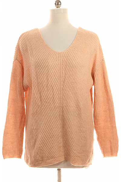 Dámský Pulovr Růžový Canda Second Hand Vel. M