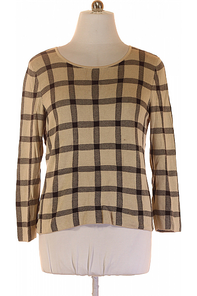  Halenka Pletená Béžová Second Hand Vel. 46