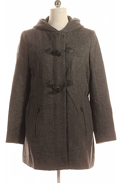 BONITA Dámský Kabát Černý Second Hand Vel. 42