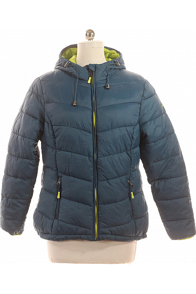 Prošívaná Dámská Bunda Modrá Vel. 42