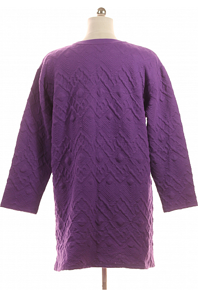 ZARA Dámská Mikina Bez Zapínání Fialová Vel. M