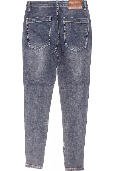 Roztrhané Pánské Džíny Modré Sik Silk Second hand Vel. M