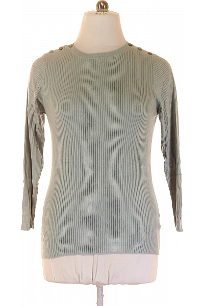  Halenka Pletená Modrá Takko Vel. L