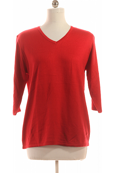  Halenka Pletená Červená Vel. 46