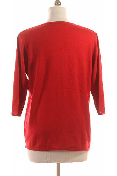  Halenka Pletená Červená Vel. 46