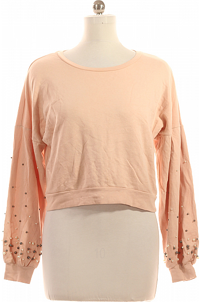 Dámská Mikina Bez Zapínání Růžová