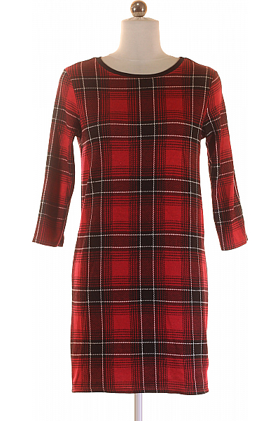 Tričkové  Šaty Červené Second Hand