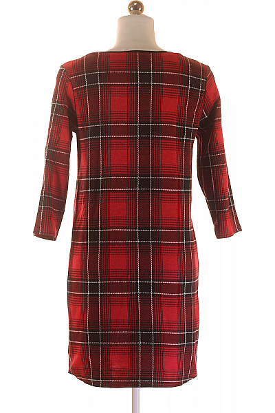 Tričkové  Šaty Červené Second hand