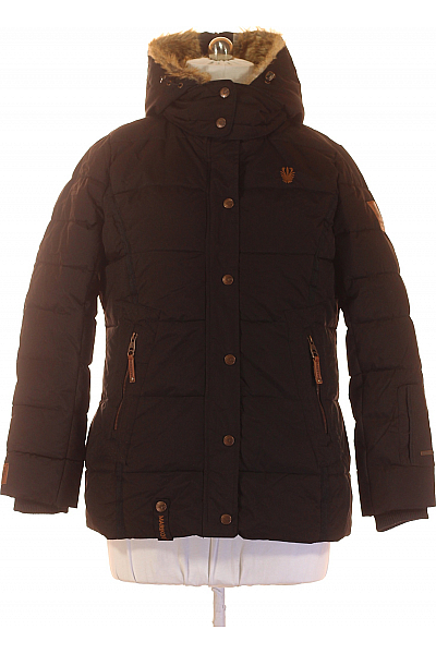 MARIKOO Zimní Dámská Bunda Černá Second Hand Vel. XL