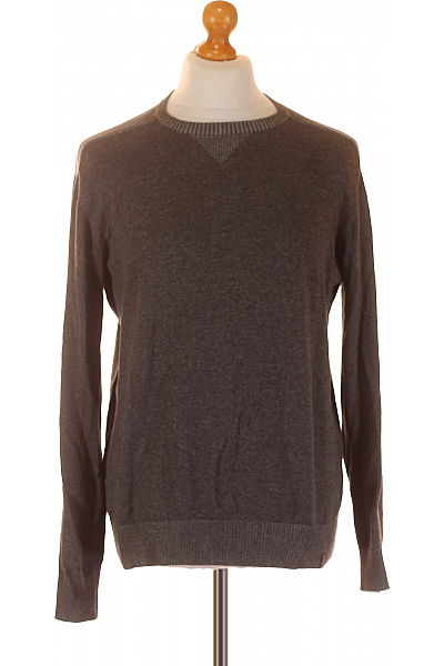 Pánský Pulovr Šedý Vel. L