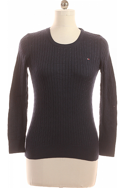 Dámský Pulovr Modrý TOMMY HILFIGER Vel. L