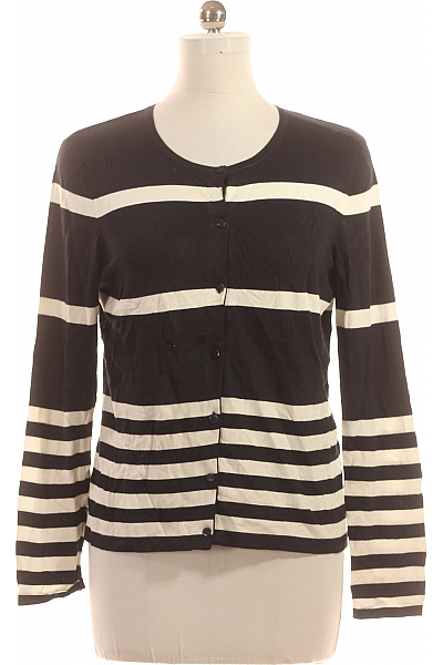 GERRY WEBER Dámský Cardigan Modrý Second Hand Vel. 38