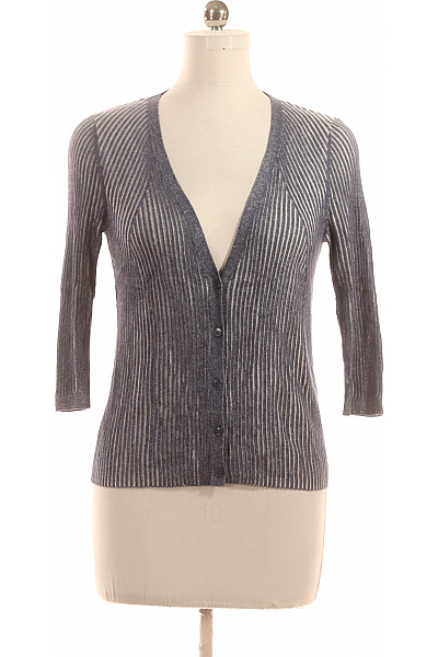 S.OLIVER Dámský Cardigan Modrý Second Hand Vel. 38