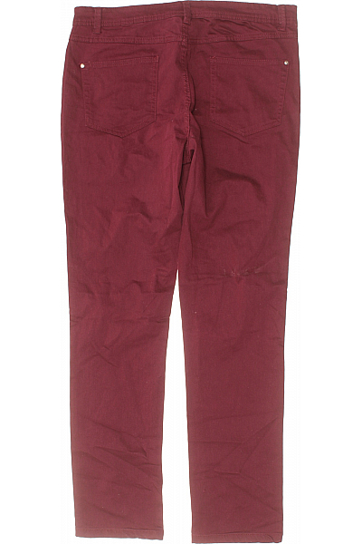 Dámské Kalhoty Rovné Vínová Vel. 44