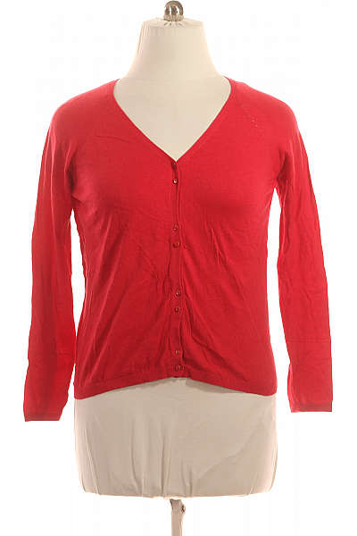 PROMOD Dámský Cardigan Červený Vel. L