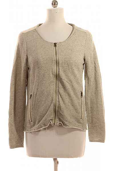 Dámská Mikina Rozepínací Šedá