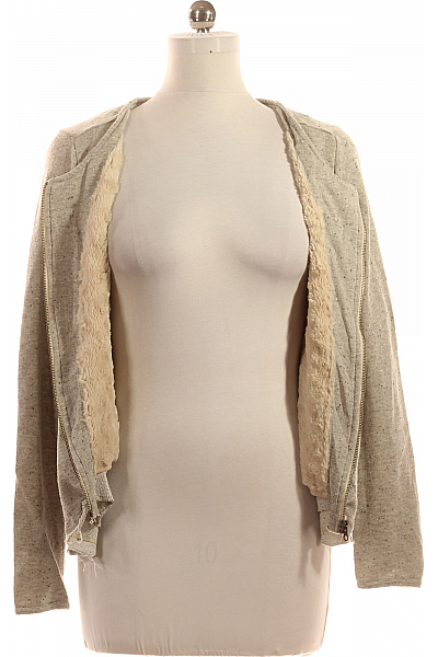 Dámská Mikina Rozepínací Šedá