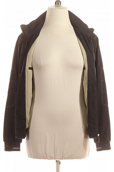 Pánská Přechodné Bundy Černá Second hand Vel. 52