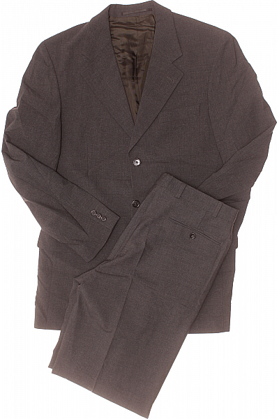 Pánský Společenský Oblek Šedý Second Hand