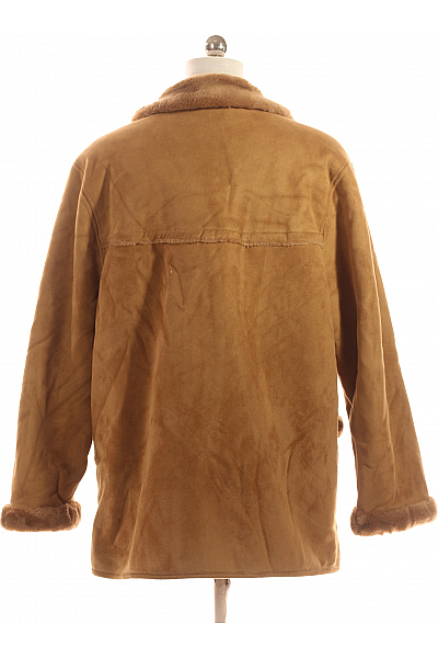 Krátký Dámský Kabát Hnědý