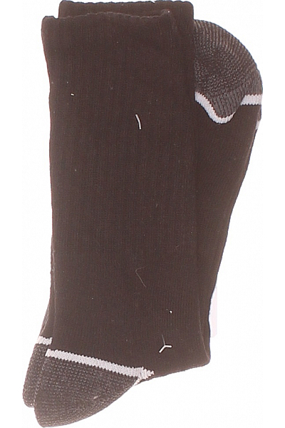  Ponožky Černé Second Hand Vel. 43-46