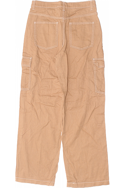 Dámské Kalhoty Hnědé Vel. 38