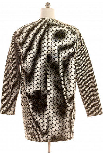 Dámský Kabát Černobílý Second hand