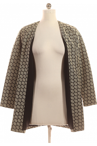 Dámský Kabát Černobílý Second hand