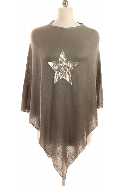  Pončo Šedé Vel. ONESIZE