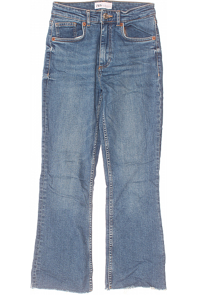 ZARA Bootcut Dámské Džíny Modré Vel. 34