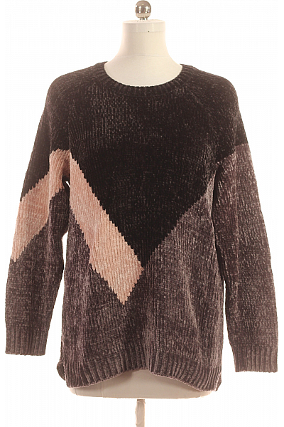 Dámský Svetr Šedý RAINBOW Vel. M