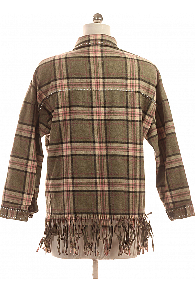 ZARA Krátký Dámský Kabát Barevný Vel. S